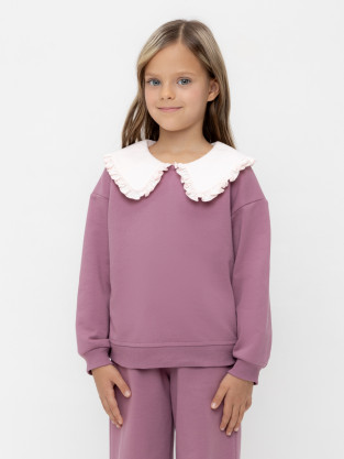 Свитшоты для девочки, артикул: КР 302709-1, цвет: бордовый