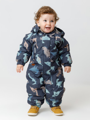 Комбинезоны утепленные для мальчика, артикул: ВК 60032/н/61 Ал, цвет: синий