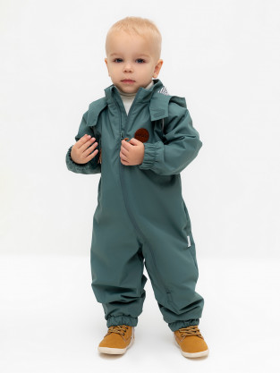 Комбинезоны утепленные для мальчика, артикул: ВК 60091/5 Ал, цвет: зеленый