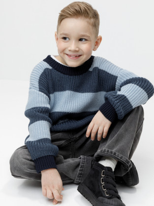 Джемпер для мальчика, артикул: КВ 30174, цвет: синий