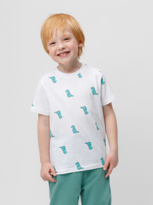 Футболка для мальчика, артикул: КР 301984, цвет: белый