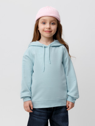 Толстовка для девочки, артикул: К 302278, цвет: голубой