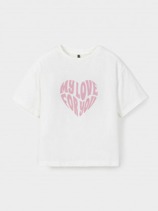 Футболка для девочки, артикул: КР 303016-1, цвет: сахар