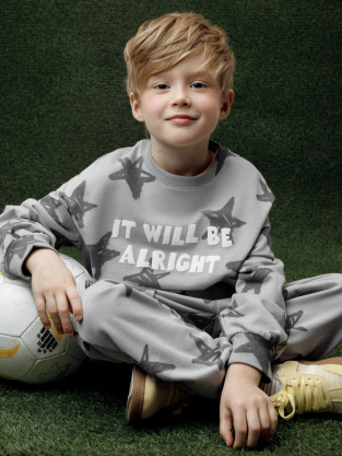 Свитшоты для мальчика, артикул: КР 303029, цвет: серый