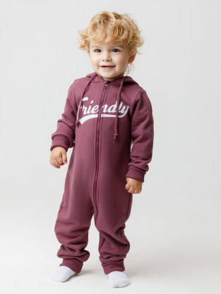 Комбинезон для мальчика, артикул: КР 6556, цвет: коричневый