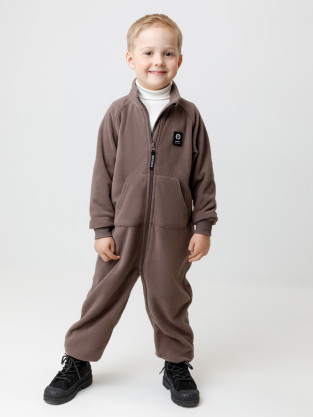 Комбинезон для мальчика, артикул: ФЛ 60006/8 ГР, цвет: коричневый