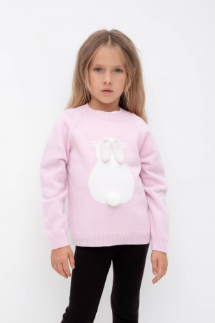 Джемпер для девочки, артикул: КВ 30132/ш, цвет: розовый