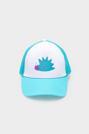 Кепка для мальчика, артикул: ТК 80079, цвет: бирюзовый
