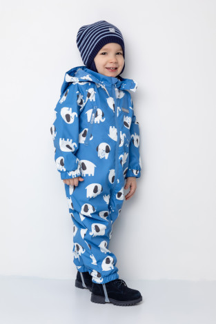 Комбинезоны утепленные для мальчика, артикул: ВК 60007/н/39 Ан, цвет: синий