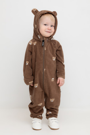 Комбинезон для мальчика, артикул: ФЛ 60008/н/1 ГР, цвет: коричневый