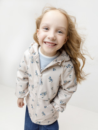 Куртка для девочки, артикул: ВК 32180/н/1 УЗГ, цвет: бежевый