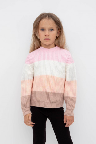 Джемпер для девочки, артикул: КВ 30136, цвет: розовый