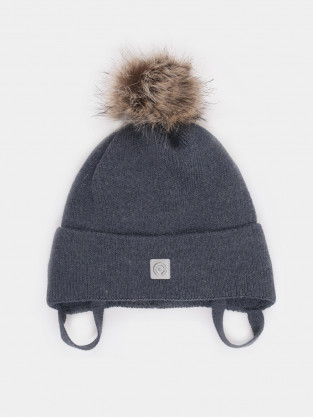 Шапка для мальчика, артикул: КВ 20395/ш, цвет: серый