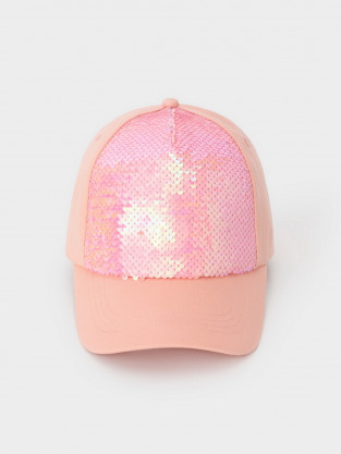 Кепка для девочки, артикул: ТК 80092, цвет: розовый