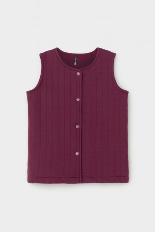 Жилеты для девочки, артикул: КР 302576, цвет: бордовый