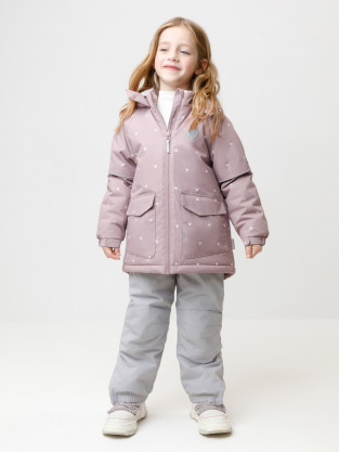 Куртка для девочки, артикул: ВК 38121/н/1 ГР, цвет: розовый