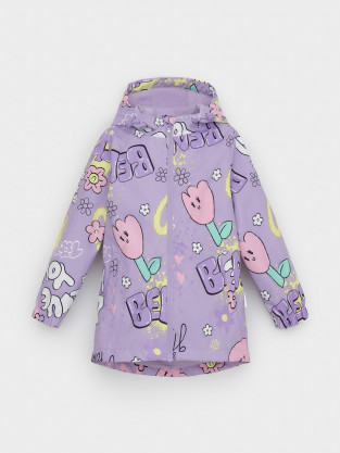 Куртка для девочки, артикул: ВК 32177/н/1 Ал, цвет: фиолетовый - 2 фото