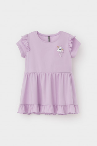 Платье для девочки, артикул: КР 5918, цвет: фиолетовый - 2 фото