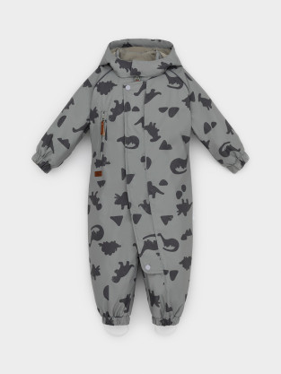 Комбинезоны утепленные для мальчика, артикул: ВК 60085/н/64 Ал, цвет: зеленый - 2 фото