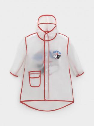 Пальто для девочки, артикул: ВК 32185/6 ФВ, цвет: белый - 2 фото