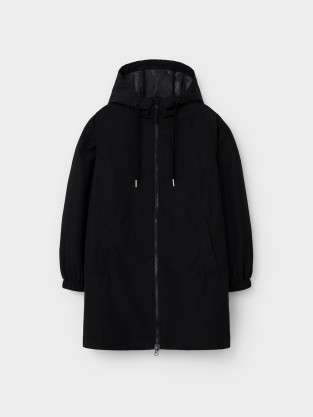 Пальто для девочки, артикул: ВК 32183/1 ГР, цвет: черный - 2 фото