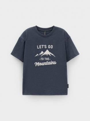 Футболка для мальчика, артикул: КР 302786, цвет: темно-синий - 2 фото