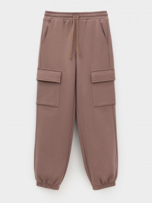 Брюки для мальчика, артикул: КР 400829, цвет: коричневый - 2 фото