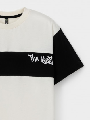 Футболка для мальчика, артикул: КР 303028-1, цвет: сахар - 2 фото