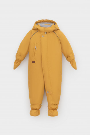 Комбинезоны утепленные для мальчика, артикул: ВК 60032/8 Ал, цвет: желтый - 2 фото