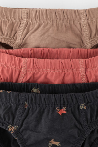 Трусы для мальчика, артикул: К 1966-3уп, цвет: серый - 2 фото