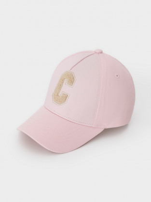 Кепка для девочки, артикул: ТК 80094, цвет: розовый - 2 фото