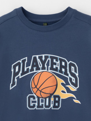 Свитшоты для мальчика, артикул: КР 302392-1, цвет: синий - 2 фото