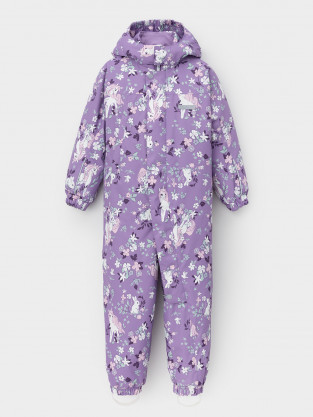 Комбинезоны утепленные для девочки, артикул: ВК 60069/н/5 УЗГ, цвет: фиолетовый - 2 фото