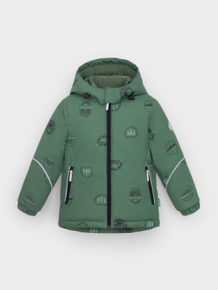 Куртки для мальчика, артикул: ВК 36090/н/4 Ал, цвет: зеленый - 2 фото