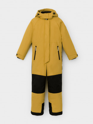 Комбинезоны утепленные для мальчика, артикул: ВК 60128/3 УЗГ, цвет: желтый - 2 фото