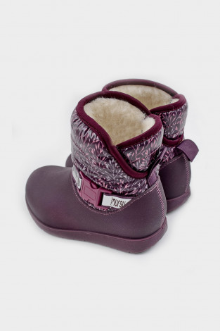 Сапоги для девочки, артикул: 232155066, цвет: фиолетовый - 2 фото