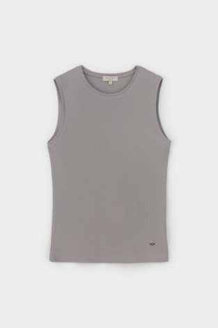 Майки женские для мам, артикул: ЕВТ 3037/25, цвет: светло-серый5 - 2 фото