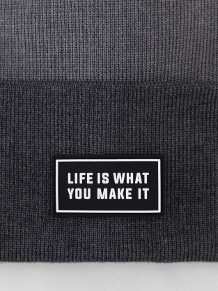 Шапка для мальчика, артикул: КВ 20426, цвет: темно-серый - 2 фото