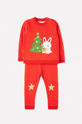 Комплект для девочки, артикул: К 857/ш, цвет: красный - 2 фото