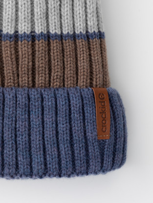 Шапка для мальчика, артикул: КВ 20409/ш, цвет: синий - 2 фото