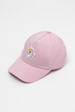 Кепка для девочки, артикул: ТК 80087, цвет: розовый - 2 фото