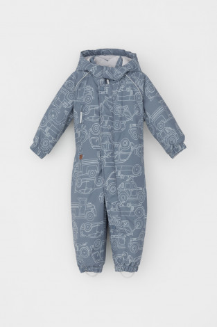 Комбинезоны утепленные для мальчика, артикул: ВК 60085/н/38 Ал, цвет: темно-серый - 2 фото