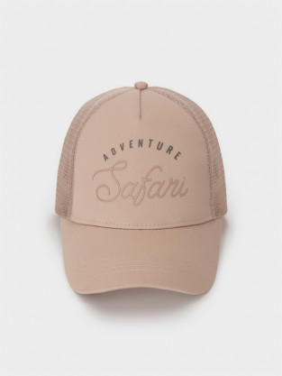 Кепка для мальчика, артикул: ТК 80115, цвет: светло-бежевый - 2 фото