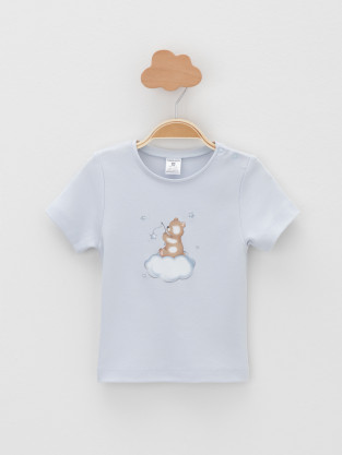 Футболка для новорожденных, артикул: К 301156-2уп, цвет: светло-серый5 - 2 фото