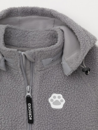 Комбинезон для мальчика, артикул: ФЛ 60011/4 ГР, цвет: серый - 2 фото