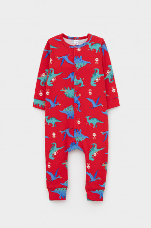 Комбинезон, артикул: К 6487, цвет: красный - 2 фото