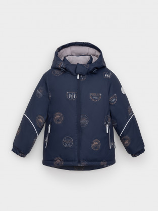 Куртки для мальчика, артикул: ВК 36090/н/5 Ал, цвет: темно-синий - 2 фото