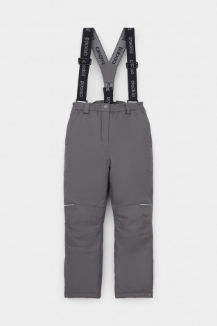 Брюки утепленные, артикул: ВК 40006/24/2 ГР, цвет: темно-серый - 2 фото