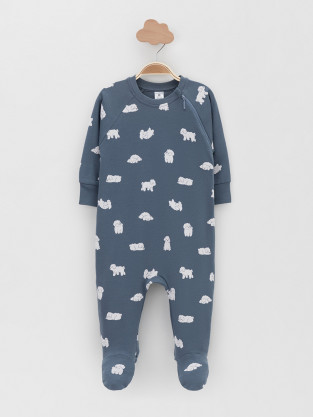 Комбинезон для новорожденных, артикул: К 6444-2уп, цвет: синий - 2 фото