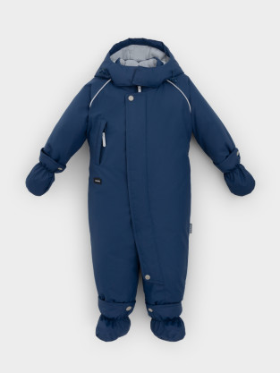 Комбинезоны утепленные для мальчика, артикул: ВК 60032/10 УЗГ, цвет: синий - 2 фото